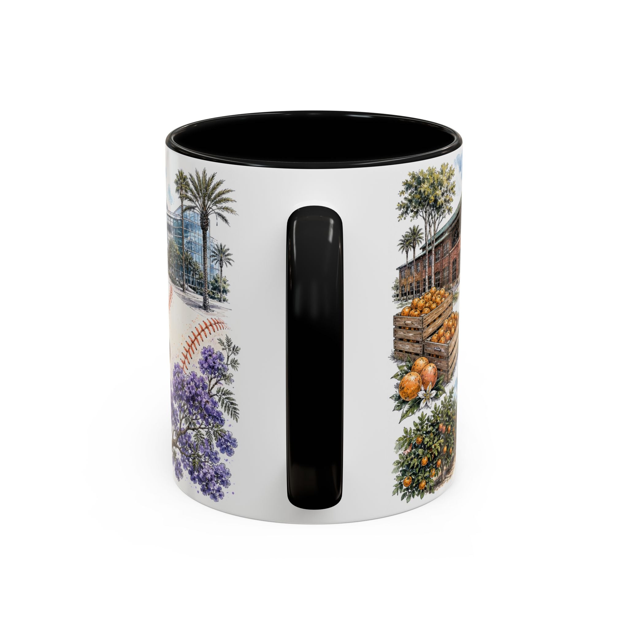 Anaheim Coffee Mug | United States Travel Souvenir | Vintage Illustrated City Gift | 11 oz 15 oz Accent Mug
