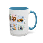 Philadelphia Coffee Mug | Postage Stamp Collage Mug | Travel Souvenir Accent Cup 11oz 15oz