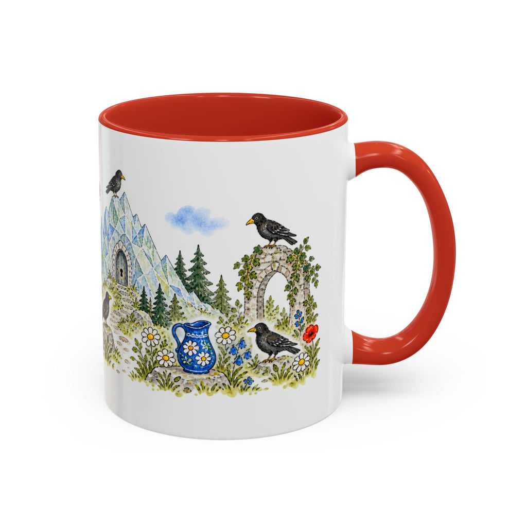 The Seven Ravens Mug | Storybook Fairy Tale Accent Coffee Mug | EveryLegend