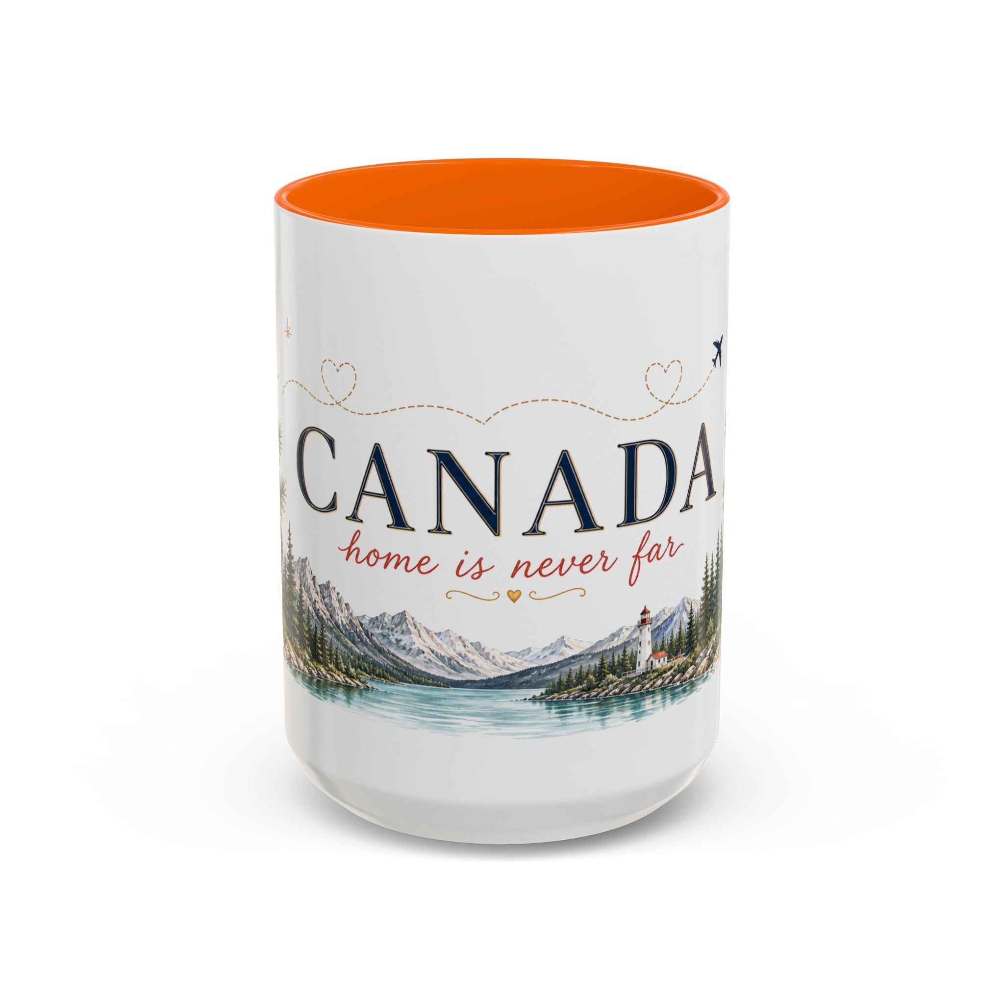 Canada Home Country Mug | Moving Away Gift | Long Distance Friendship | 11 oz 15 oz Accent Mug