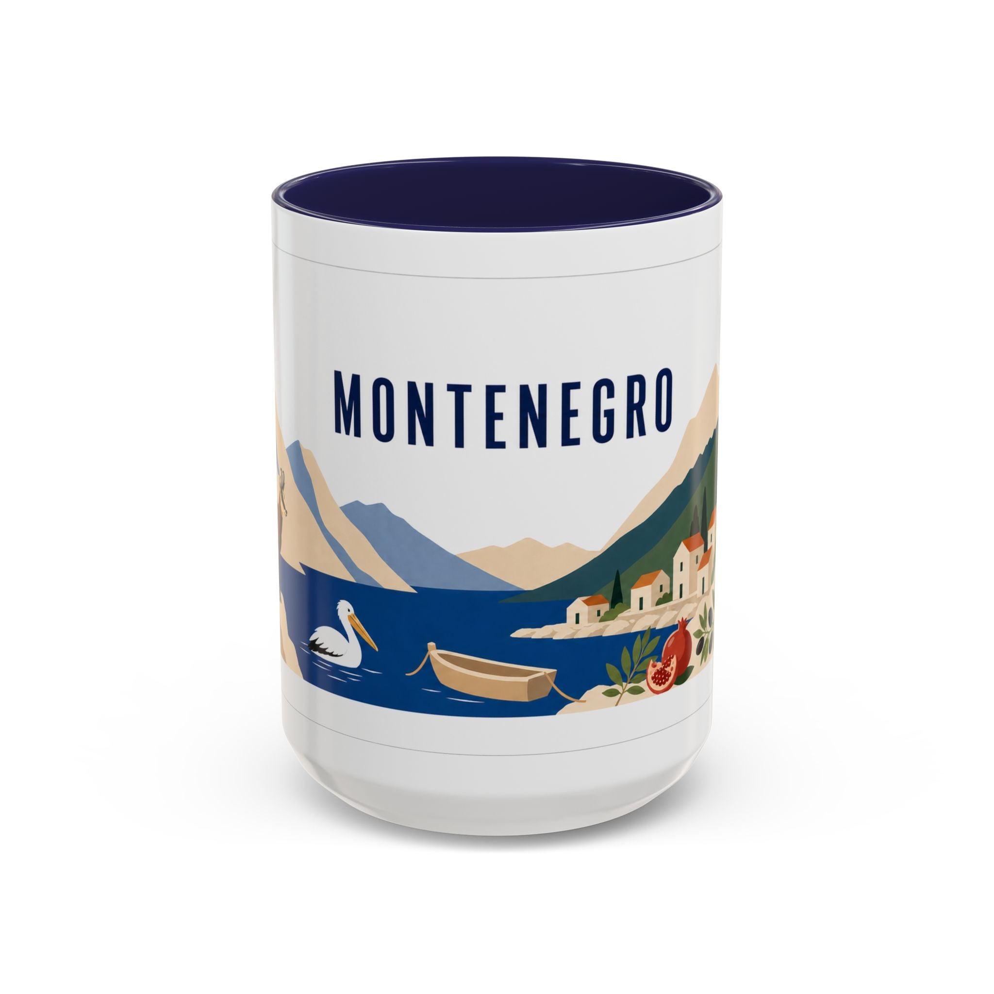 Montenegro Coffee Mug | Travel Souvenir Accent Mug | Country Gift Ceramic Cup 11oz 15oz