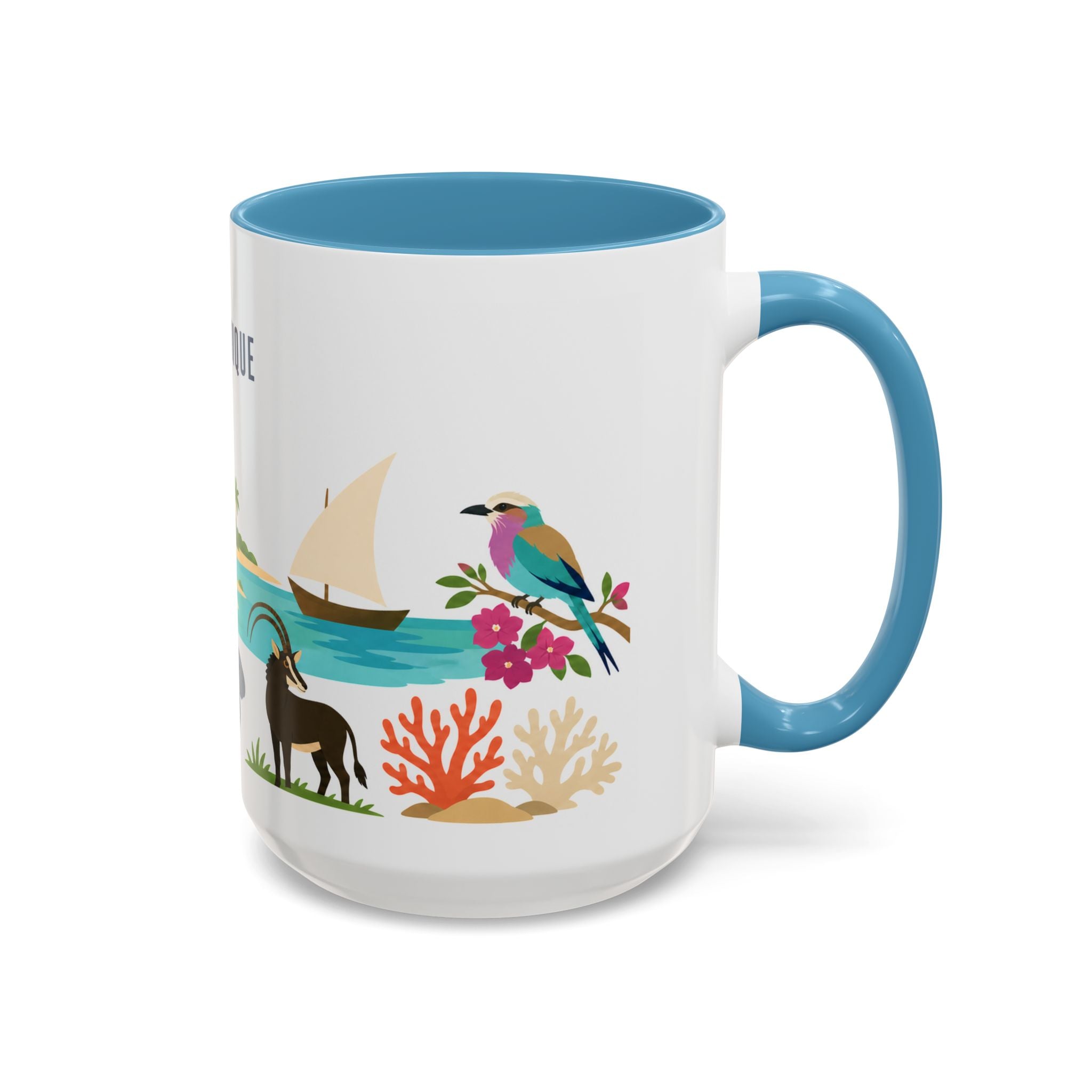 Mozambique Home Country Mug | Moving Away Gift | Long Distance Friendship | 11 oz 15 oz Accent Mug