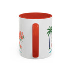Miami Coffee Mug | United States Travel Souvenir | Porcelain Decal City Gift | 11oz 15oz Accent Mug