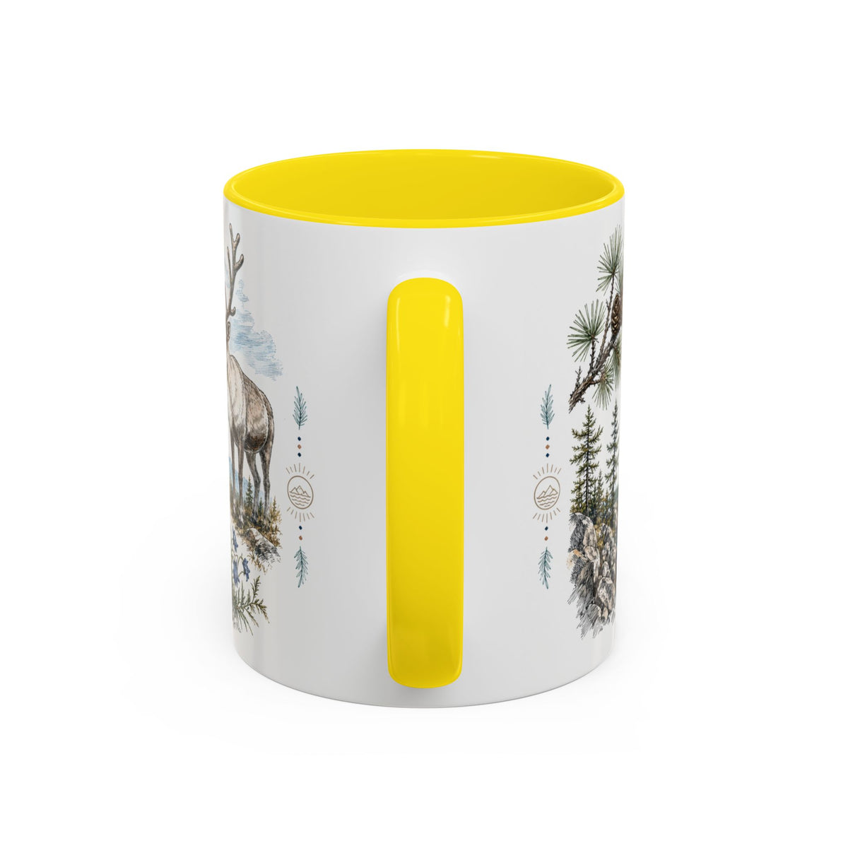 Khuvsgul Lake Mug, Mongolia Travel Souvenir, Bucket List Gift, Accent Ceramic Coffee Mug 11oz 15oz