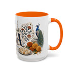 Agra Coffee Mug | India Travel Souvenir | Vintage Illustrated City Gift | 11 oz 15 oz Accent Mug