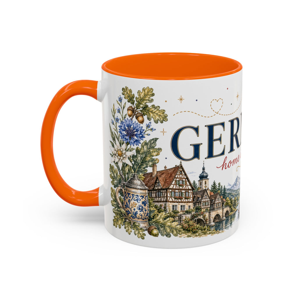 Germany Home Country Mug | Moving Away Gift | Long Distance Friendship | 11 oz 15 oz Accent Mug