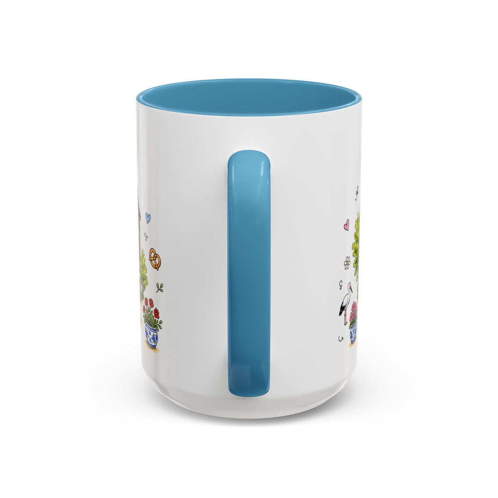 Strasbourg Illustrated Travel Mug | France Souvenir Accent Coffee Mug | 11oz 15oz Ceramic Cup