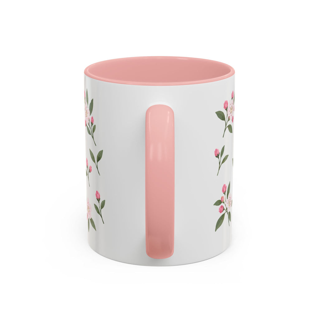 Pennsylvania Mountain Laurel Mug, State Flower Floral Coffee Cup, 11oz Botanical Gift