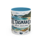 Abel Tasman Coast Mug, New Zealand Travel Souvenir, Bucket List Gift, Accent Ceramic Coffee Mug 11oz 15oz