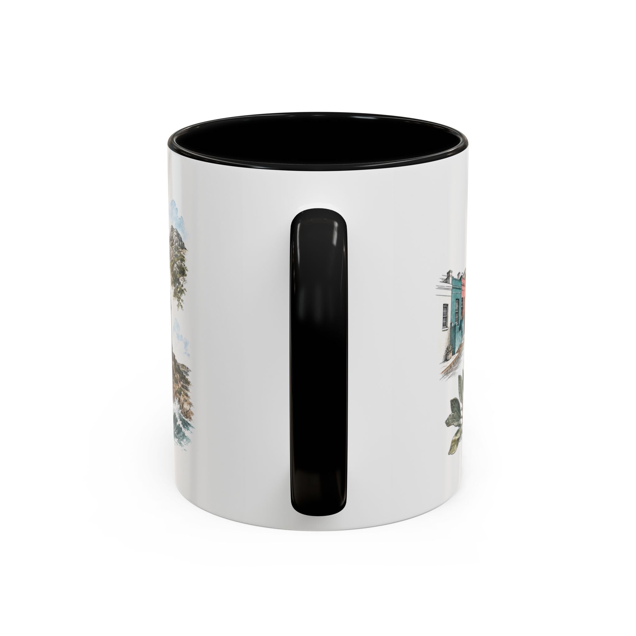 Cape Town Coffee Mug | South Africa Travel Souvenir | Vintage Illustrated City Gift | 11 oz 15 oz Accent Mug