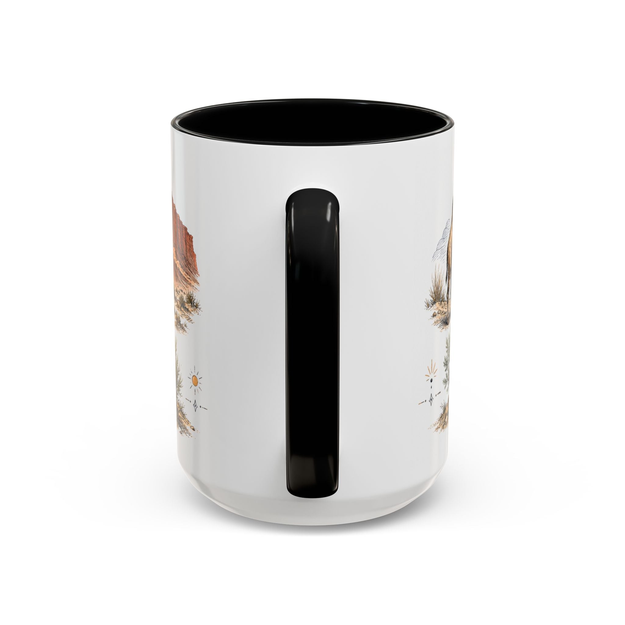 Gobi Desert Mug, Mongolia Travel Souvenir, Bucket List Gift, Accent Ceramic Coffee Mug 11oz 15oz