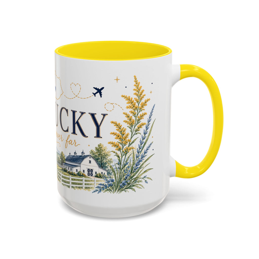 Kentucky Home State Mug | Moving Away Gift | Long Distance Friendship Coffee Cup | 11oz 15oz Accent Mug