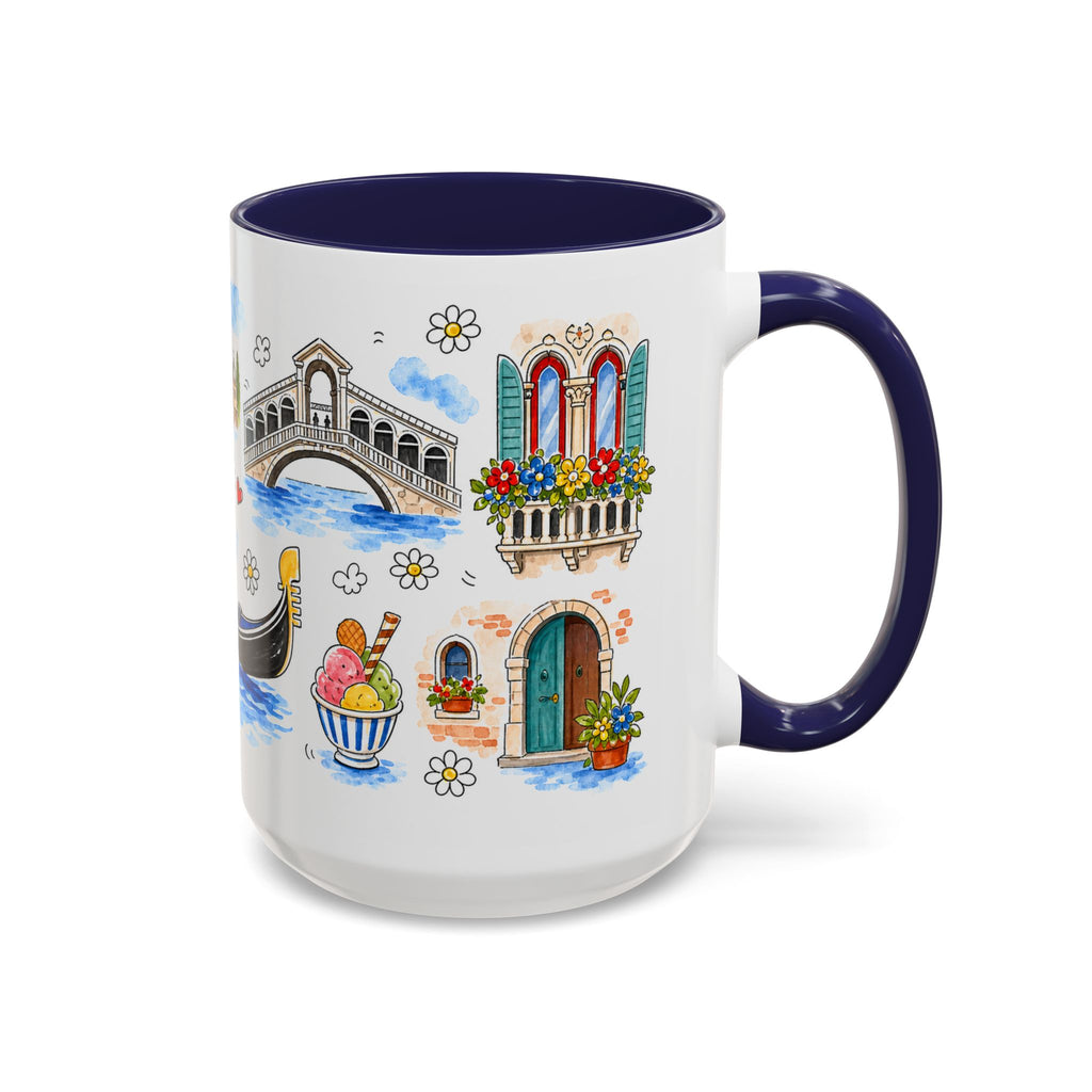 Venice Travel Mug | European City Souvenir Accent Coffee Mug | 11oz 15oz Ceramic Cup