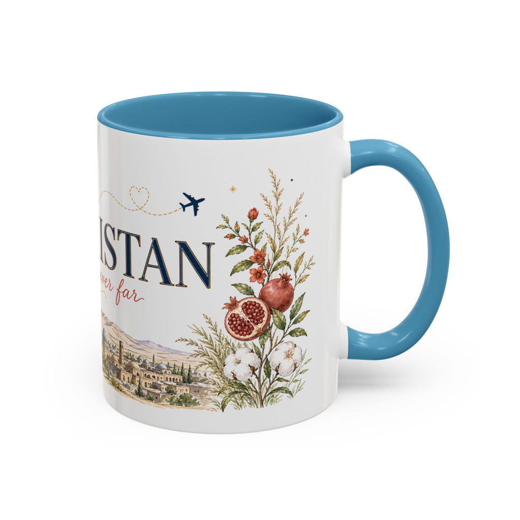 Uzbekistan Home Country Mug | Moving Away Gift | Long Distance Friendship | 11 oz 15 oz Accent Mug