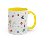 Dhaka Christmas Mug | Watercolor Travel Souvenir | Holiday Gift | Accent Ceramic Coffee Cup 11oz 15oz