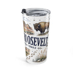 Theodore Roosevelt National Park 20oz Tumbler | North Dakota Badlands Bison Gift | Insulated Stainless Steel Travel Cup