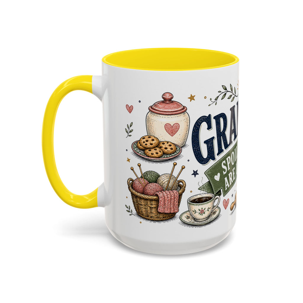 Grandma's Spoiling Skills Are Unmatched Coffee Mug | Funny Gift From Grandkids | Accent Ceramic 11oz 15oz