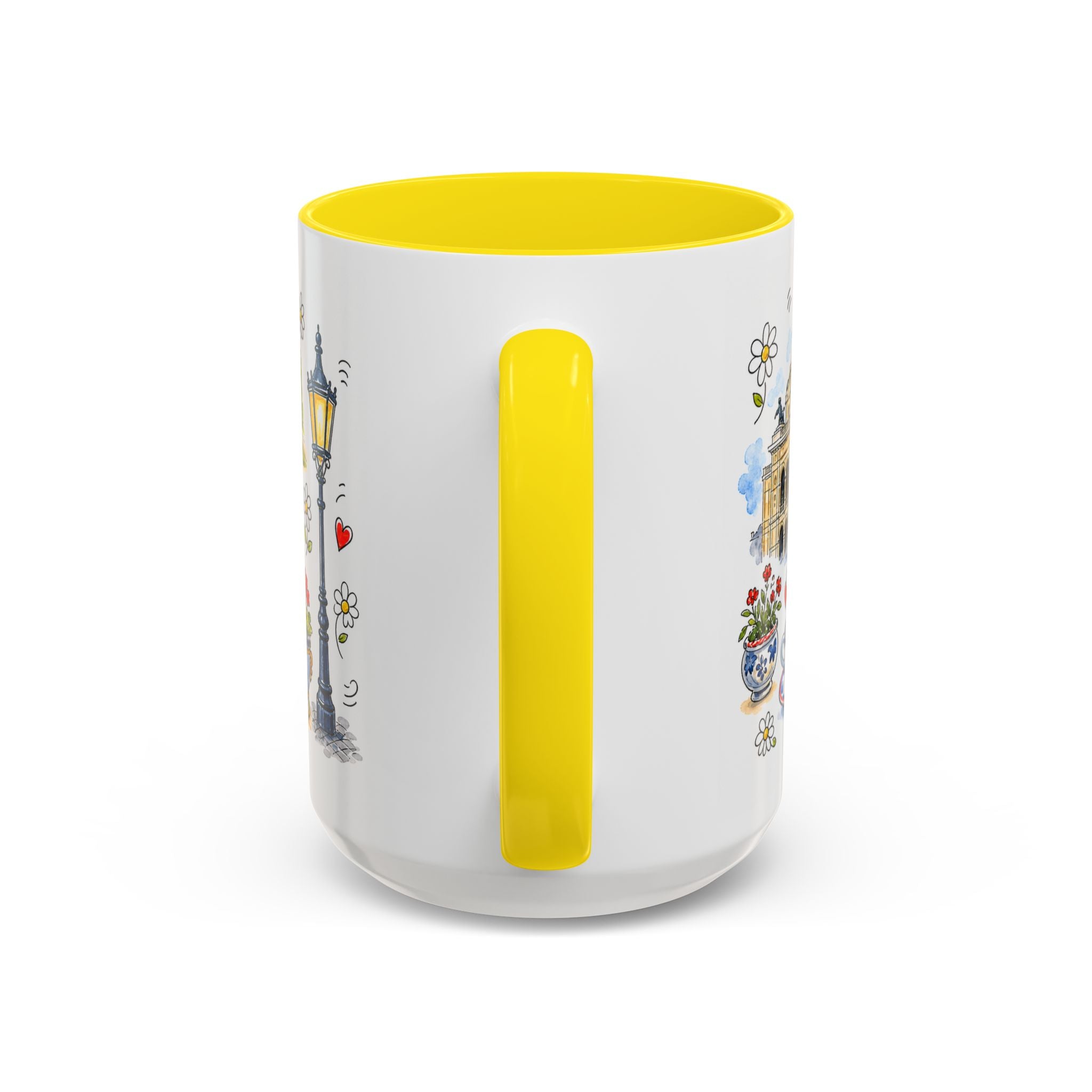 Vienna Travel Mug | European City Souvenir Accent Coffee Mug | 11oz 15oz Ceramic Cup