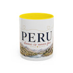 Peru Home Country Mug | Moving Away Gift | Long Distance Friendship | 11 oz 15 oz Accent Mug