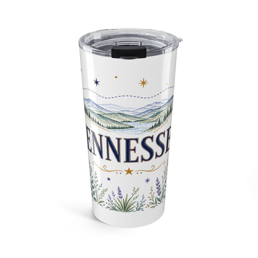 Tennessee State Flower 20oz Tumbler | Tennessee Botanical Gift | Insulated Stainless Steel Travel Cup