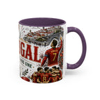 Portugal Soccer Coffee Mug | World Cup Fan Gift | Accent Color Ceramic 11oz 15oz Match Day Cup