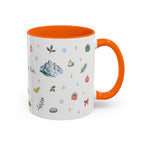 Olympic National Park Christmas Mug | Watercolor Travel Souvenir | Holiday Gift | Accent Ceramic Coffee Cup 11oz 15oz
