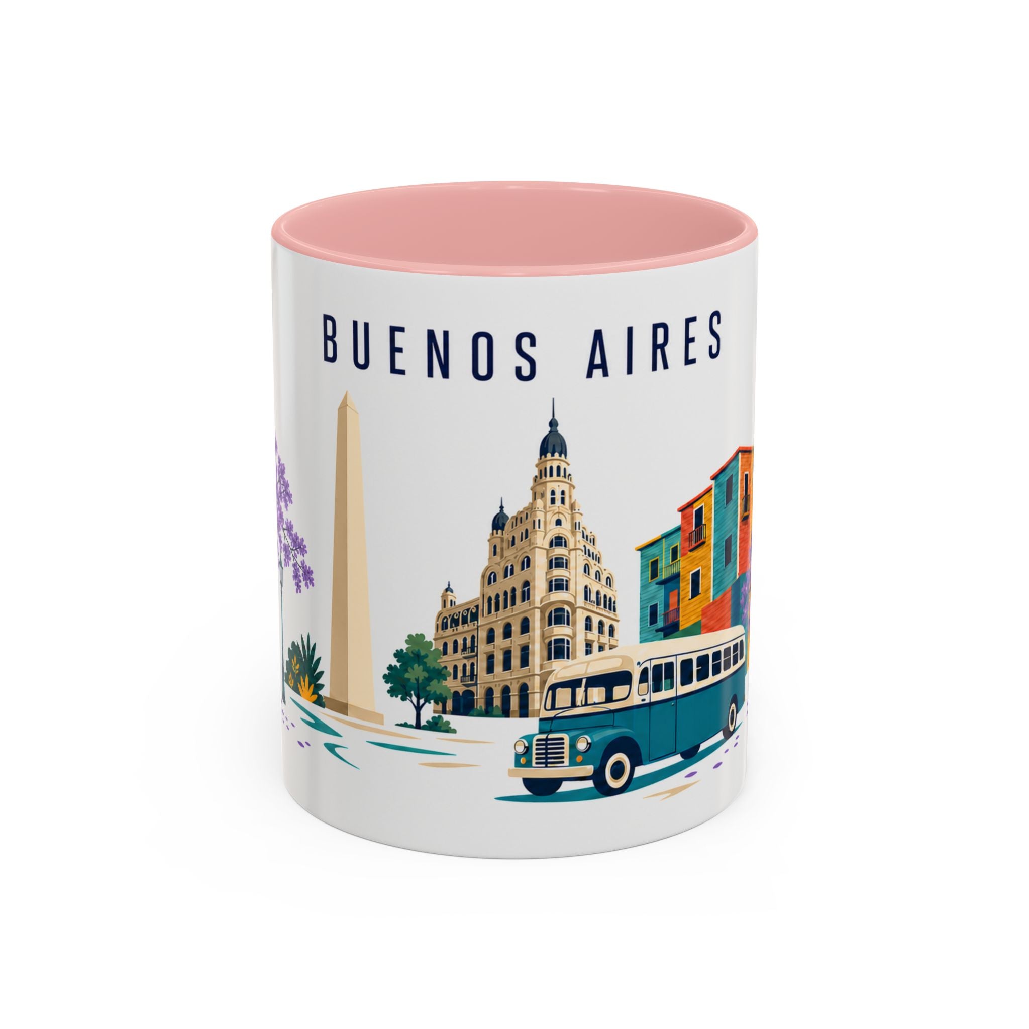 Buenos Aires Coffee Mug | Argentina Travel Souvenir | Porcelain Decal City Gift | 11oz 15oz Accent Mug