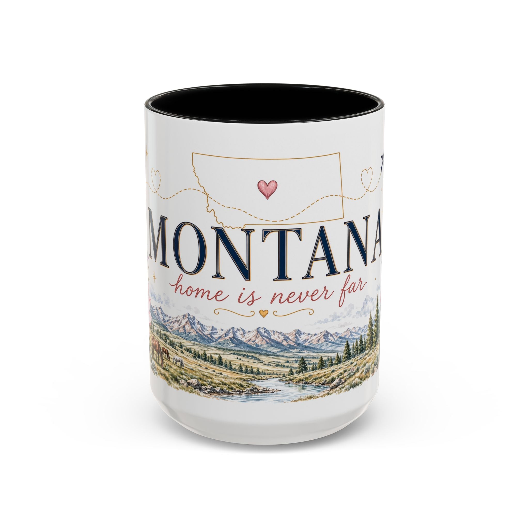 Montana Home State Mug | Moving Away, Long Distance Friendship Gift (11oz 15oz)