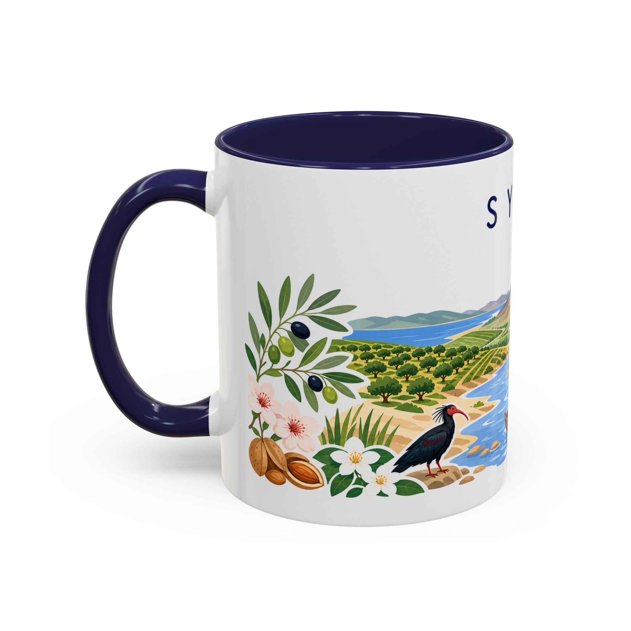 Syria Coffee Mug | Travel Souvenir Accent Mug | Country Gift Ceramic Cup 11oz 15oz