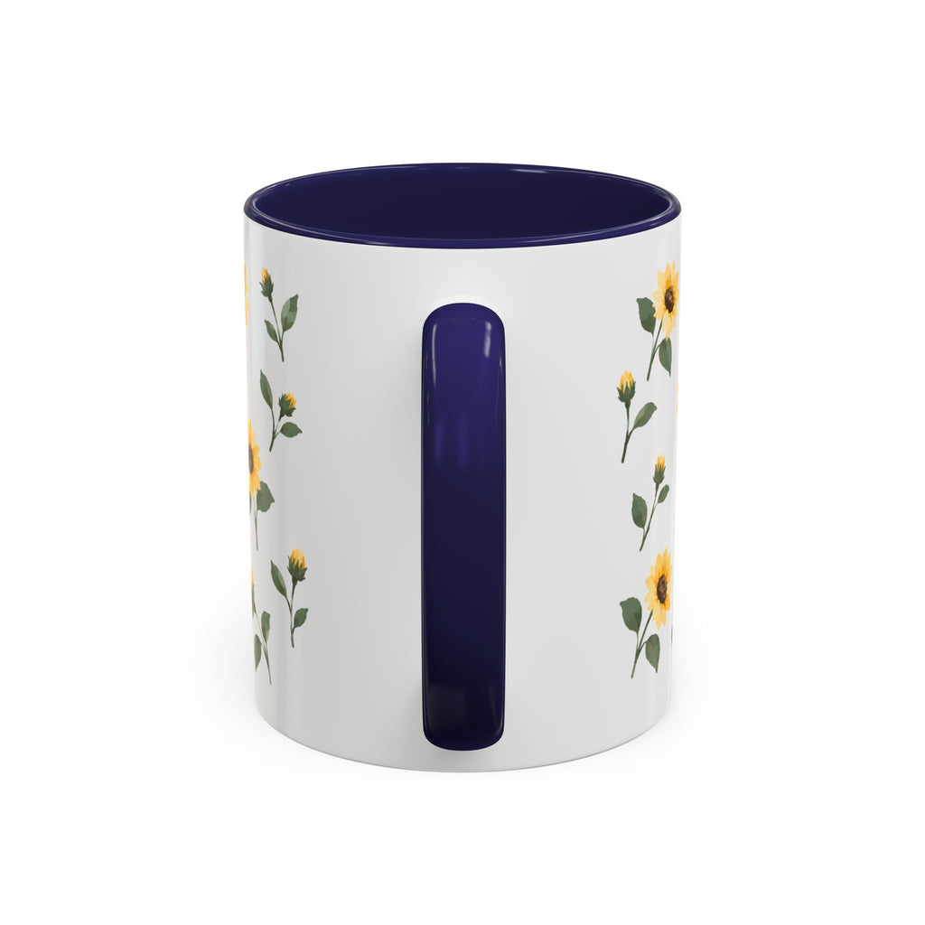 Kansas Sunflower Mug, State Flower Floral Coffee Cup, 11oz Botanical Gift