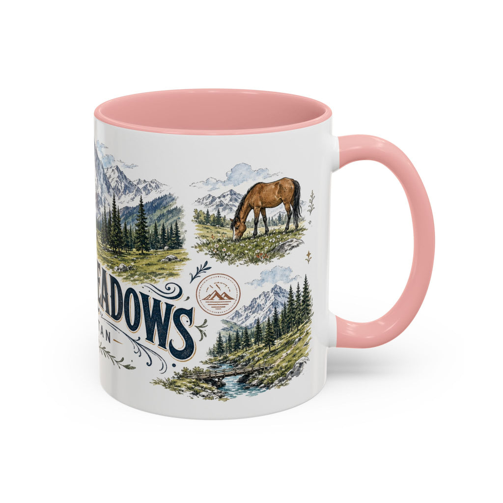 Fairy Meadows Mug, Pakistan Travel Souvenir, Bucket List Gift, Accent Ceramic Coffee Mug 11oz 15oz