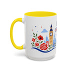 United Kingdom Coffee Mug | Travel Souvenir Accent Mug | Country Gift Ceramic Cup 11oz 15oz