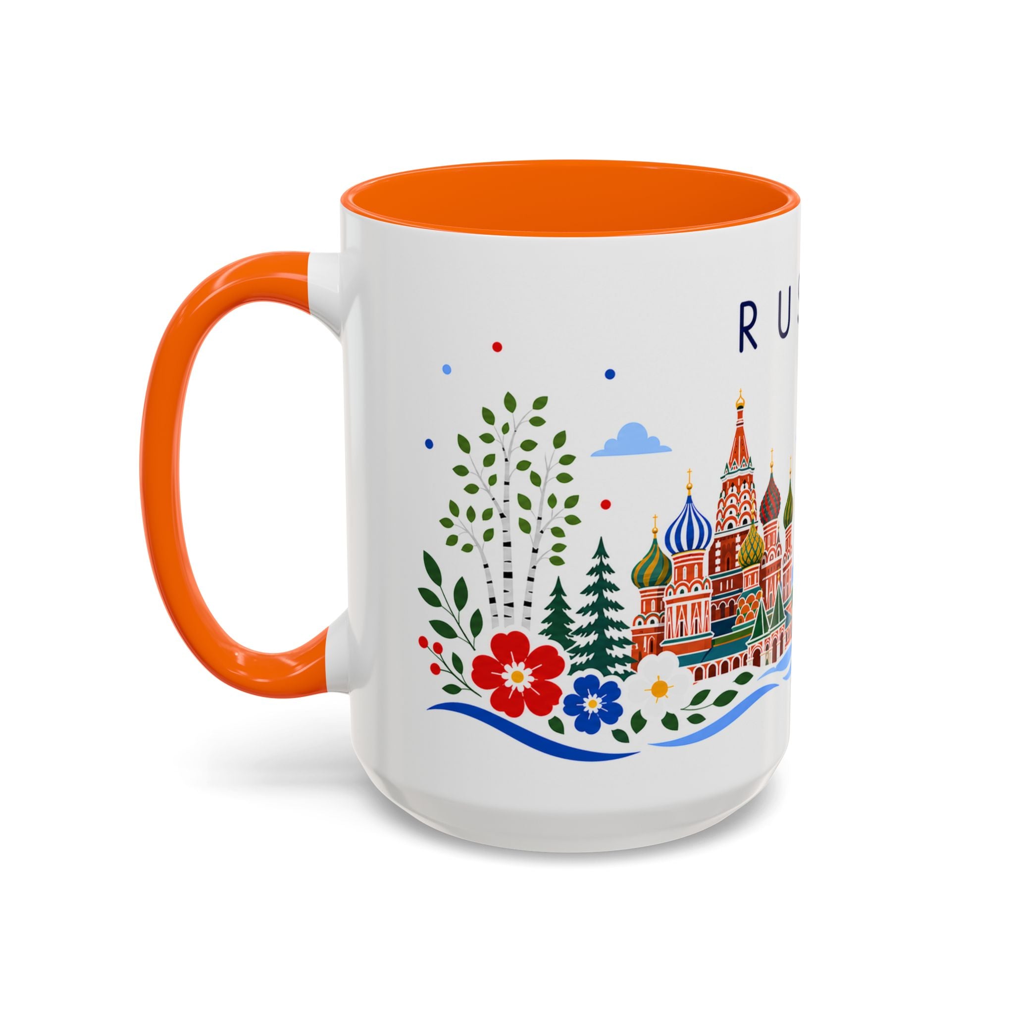 Russia Coffee Mug | Travel Souvenir Accent Mug | Place Gift Ceramic Cup 11oz 15oz