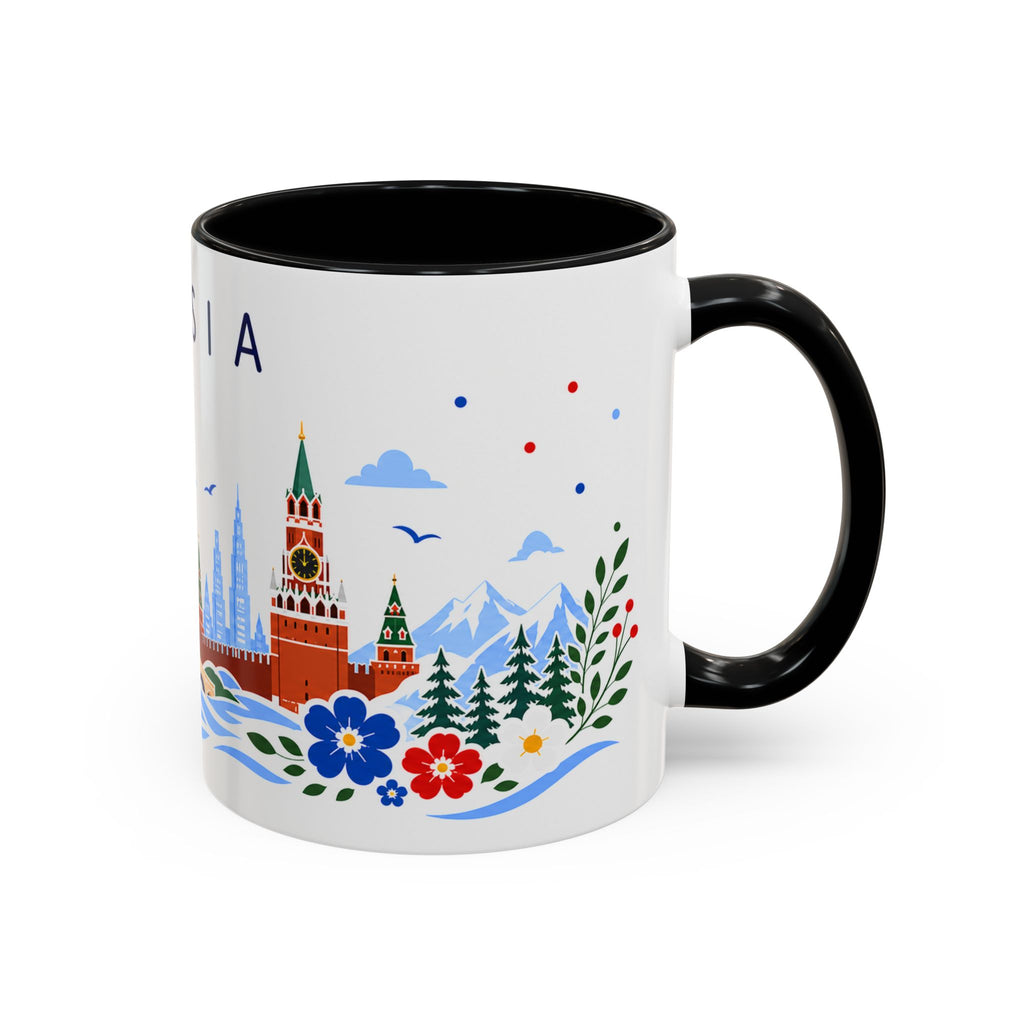 Russia Coffee Mug | Travel Souvenir Accent Mug | Place Gift Ceramic Cup 11oz 15oz