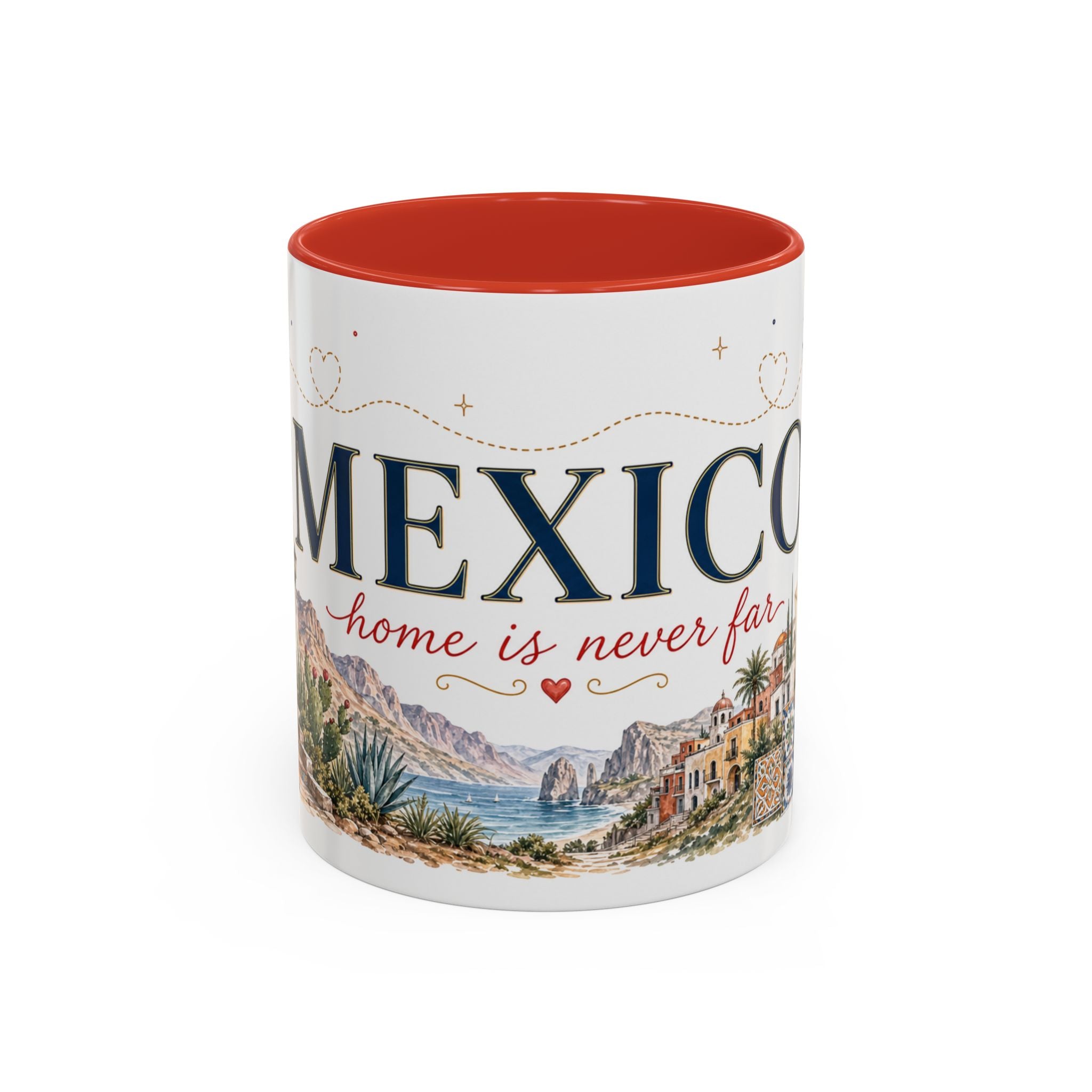 Mexico Home Country Mug | Moving Away Gift | Long Distance Friendship | 11 oz 15 oz Accent Mug