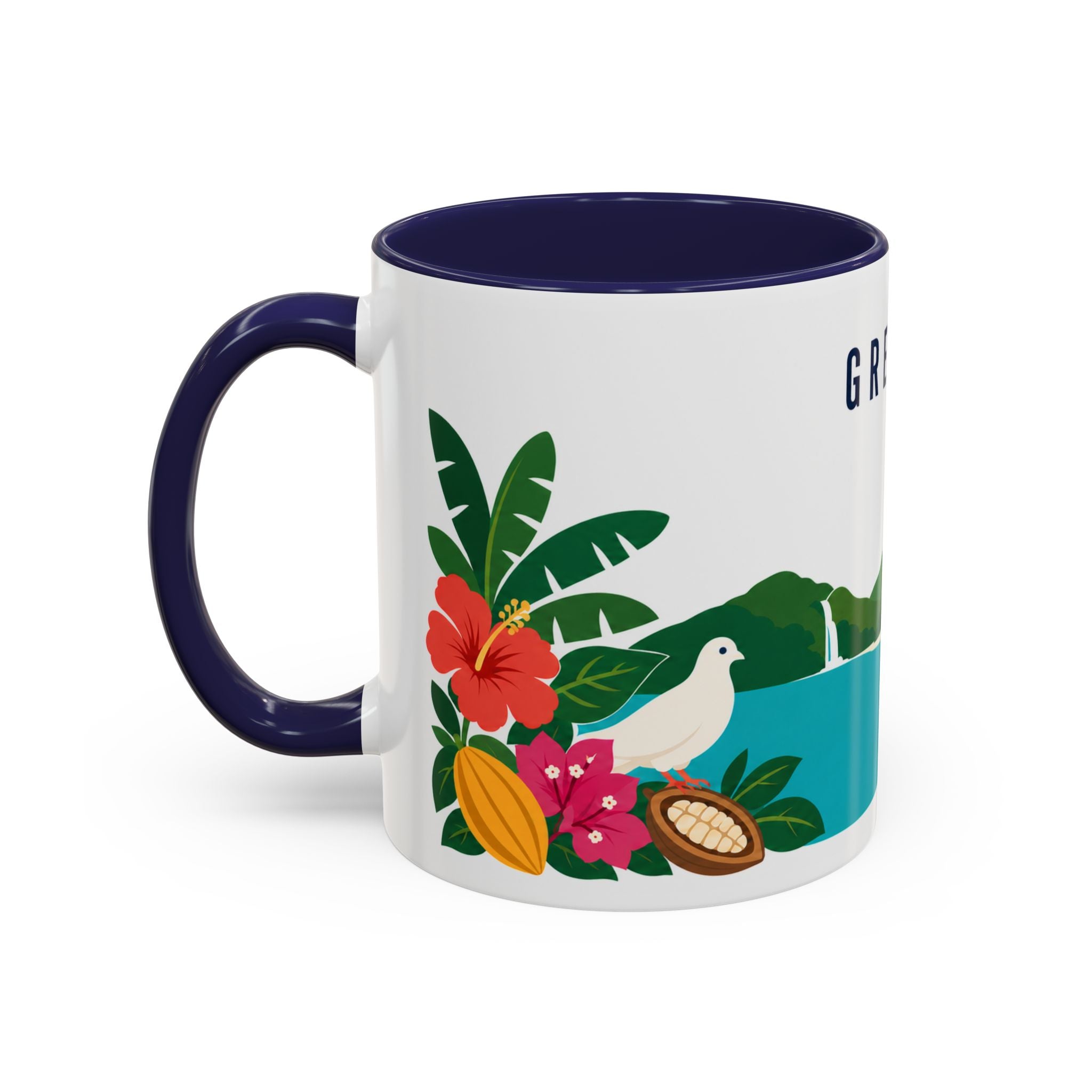 Grenada Coffee Mug | Travel Souvenir Accent Mug | Country Gift Ceramic Cup 11oz 15oz