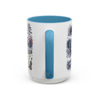 Great Smoky Mountains Coffee Mug | National Park Hiking Gift | Accent Color Ceramic 11oz 15oz