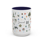 Savannah Christmas Mug | Watercolor City Souvenir, Travel Memories Cup