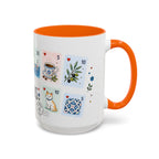 Tunis Coffee Mug | Postage Stamp Collage Mug | Travel Souvenir Accent Cup 11oz 15oz