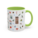 New York City Christmas Mug | Watercolor City Souvenir | Ceramic Coffee Cup