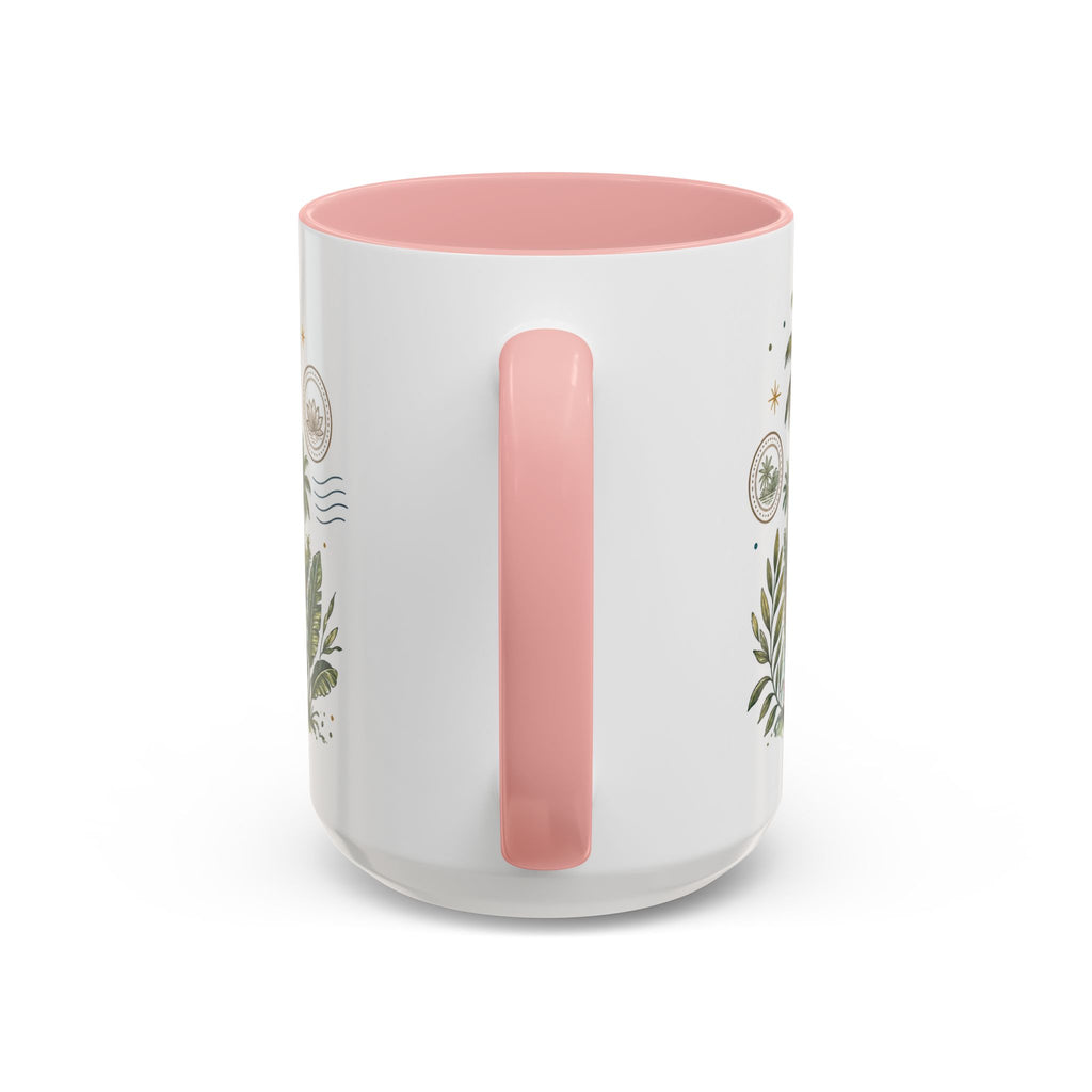 Kerala Backwaters Coffee Mug | Travel Destination Souvenir Gift | Accent Color Ceramic 11oz 15oz