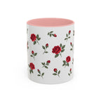 Oklahoma Oklahoma Rose Mug, State Flower Floral Coffee Cup, 11oz Botanical Gift
