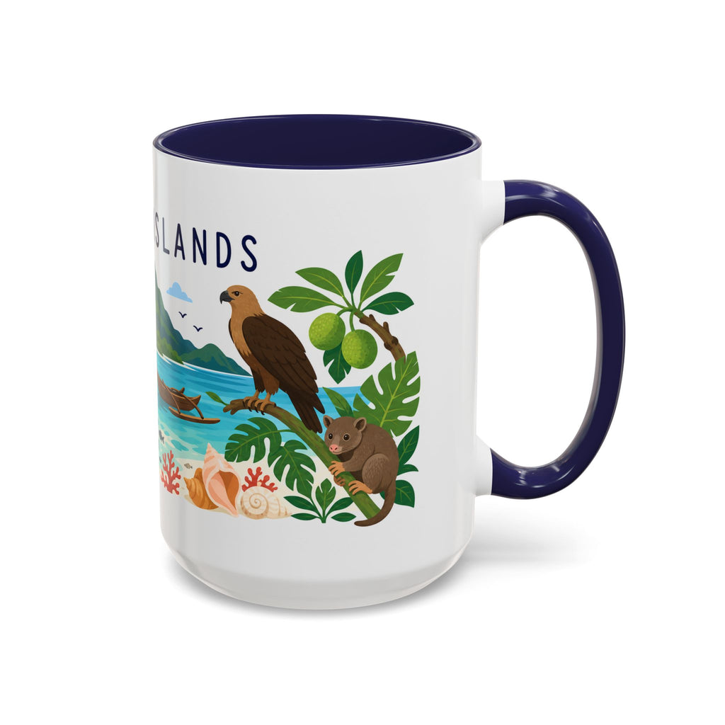 Solomon Islands Coffee Mug | Travel Souvenir Accent Mug | Country Gift Ceramic Cup 11oz 15oz