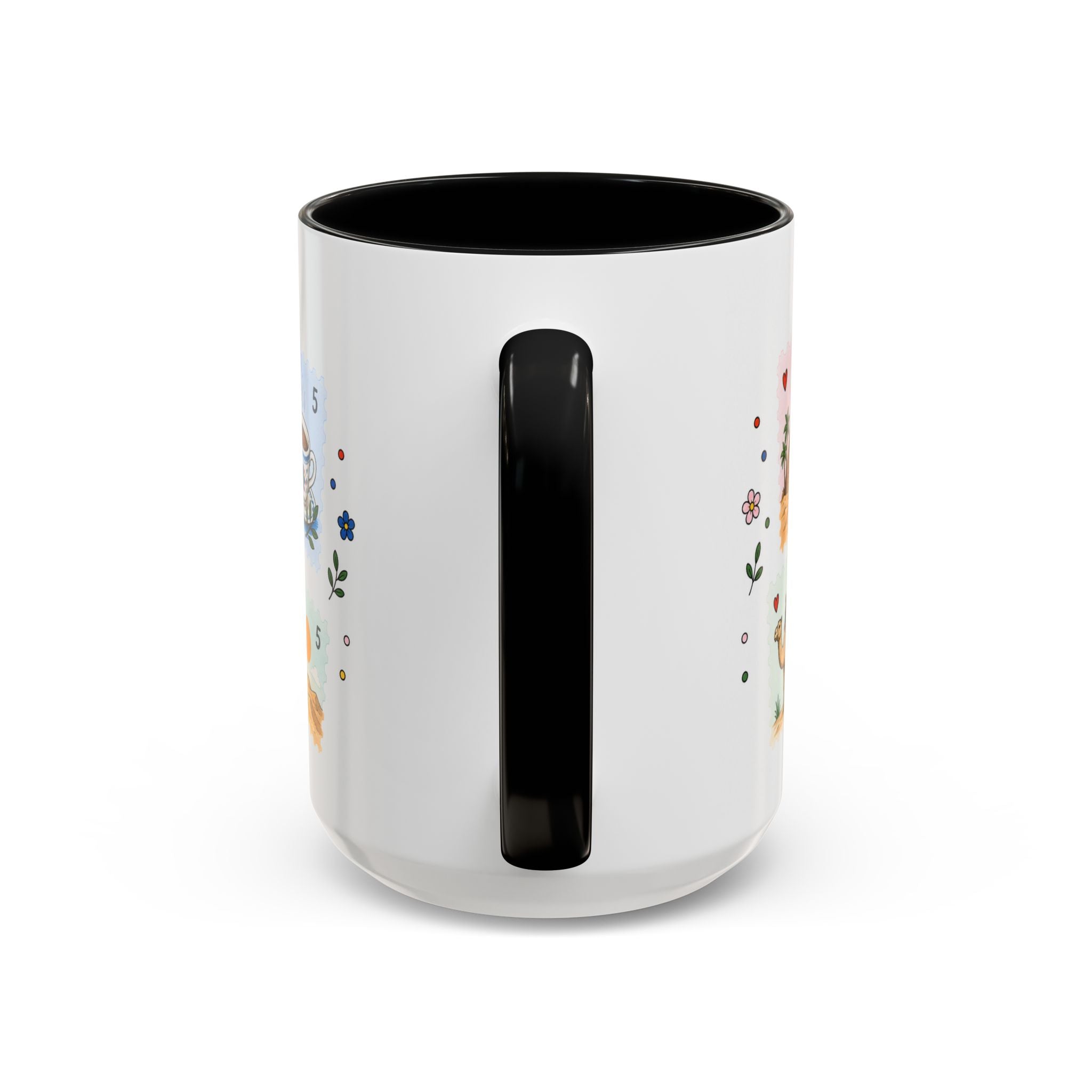 Cairo Coffee Mug | Postage Stamp Collage Mug | Travel Souvenir Accent Cup 11oz 15oz