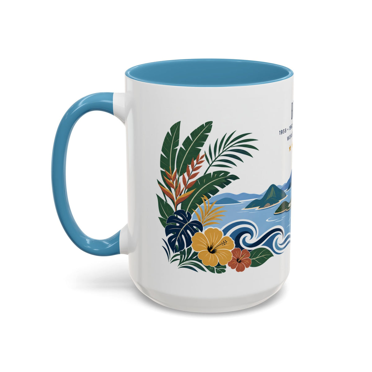 Brazil World Champions Mug | Five Time Soccer Champion Gift | Brazilian Football Fan Cup | 1958–2002 | 11oz 15oz Accent Mug