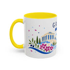 Greece Coffee Mug | Travel Souvenir Accent Mug | Country Gift Ceramic Cup 11oz 15oz