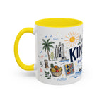 Kinshasa Coffee Mug | DR Congo Souvenir Travel Gift | Accent Color Ceramic 11oz 15oz