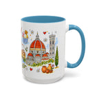 Florence Travel Mug | European City Souvenir Accent Coffee Mug | 11oz 15oz Ceramic Cup