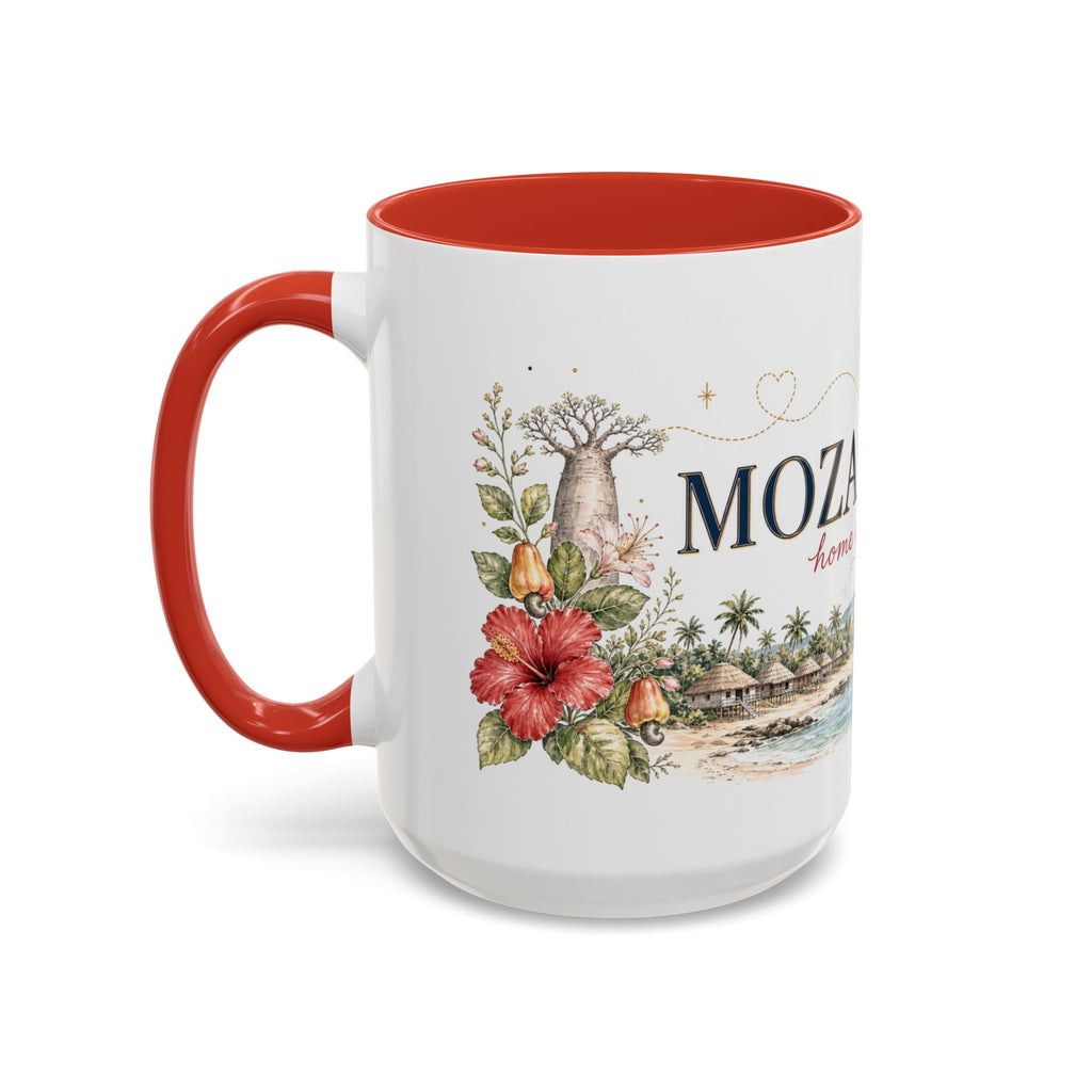 Mozambique Home Country Mug | Moving Away Gift | Long Distance Friendship | 11 oz 15 oz Accent Mug