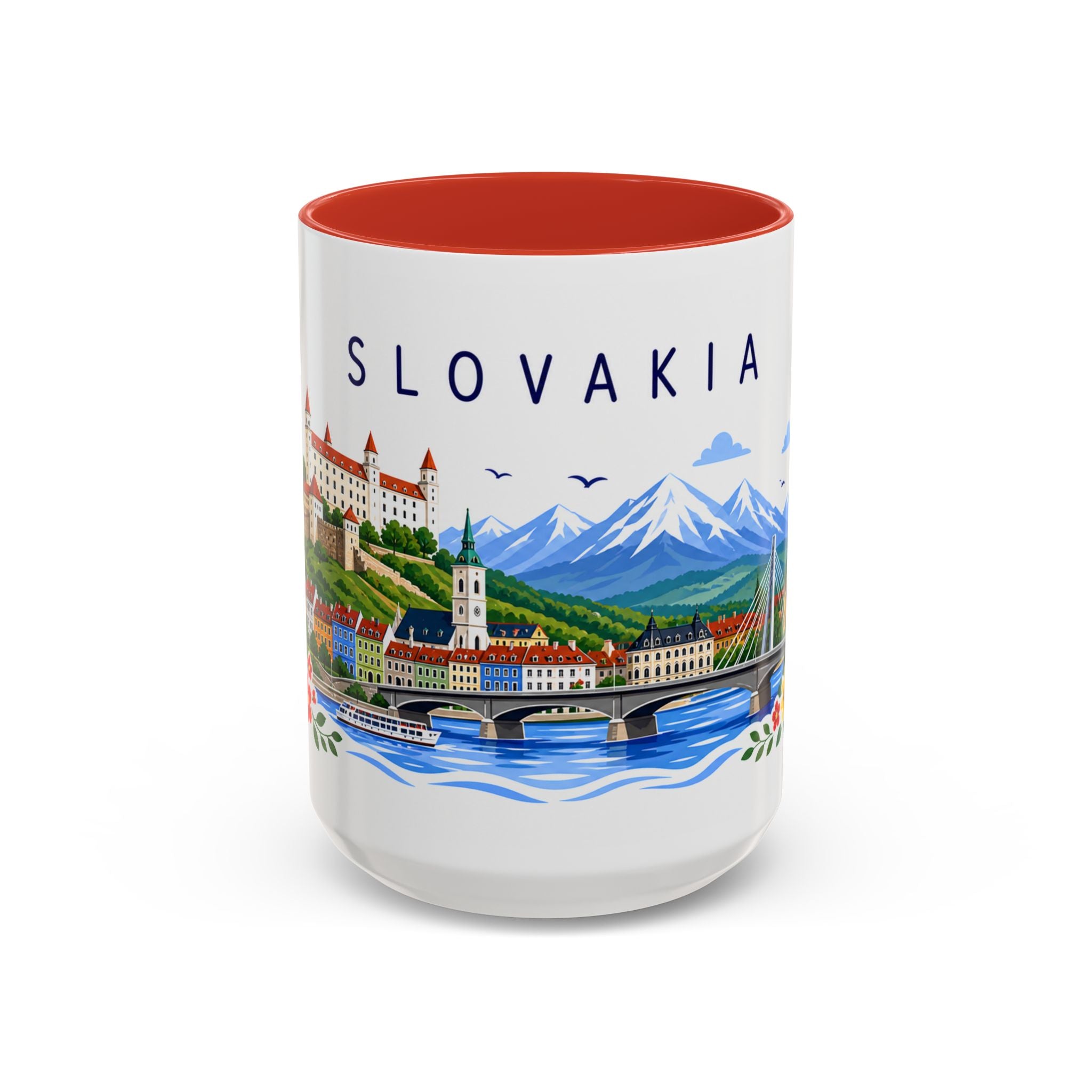 Slovakia Coffee Mug | Travel Souvenir Accent Mug | Place Gift Ceramic Cup 11oz 15oz